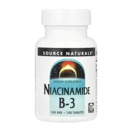 Ніацинамід B-3 Source Naturals Niacinamide B-3 100 mg - 100 tabs