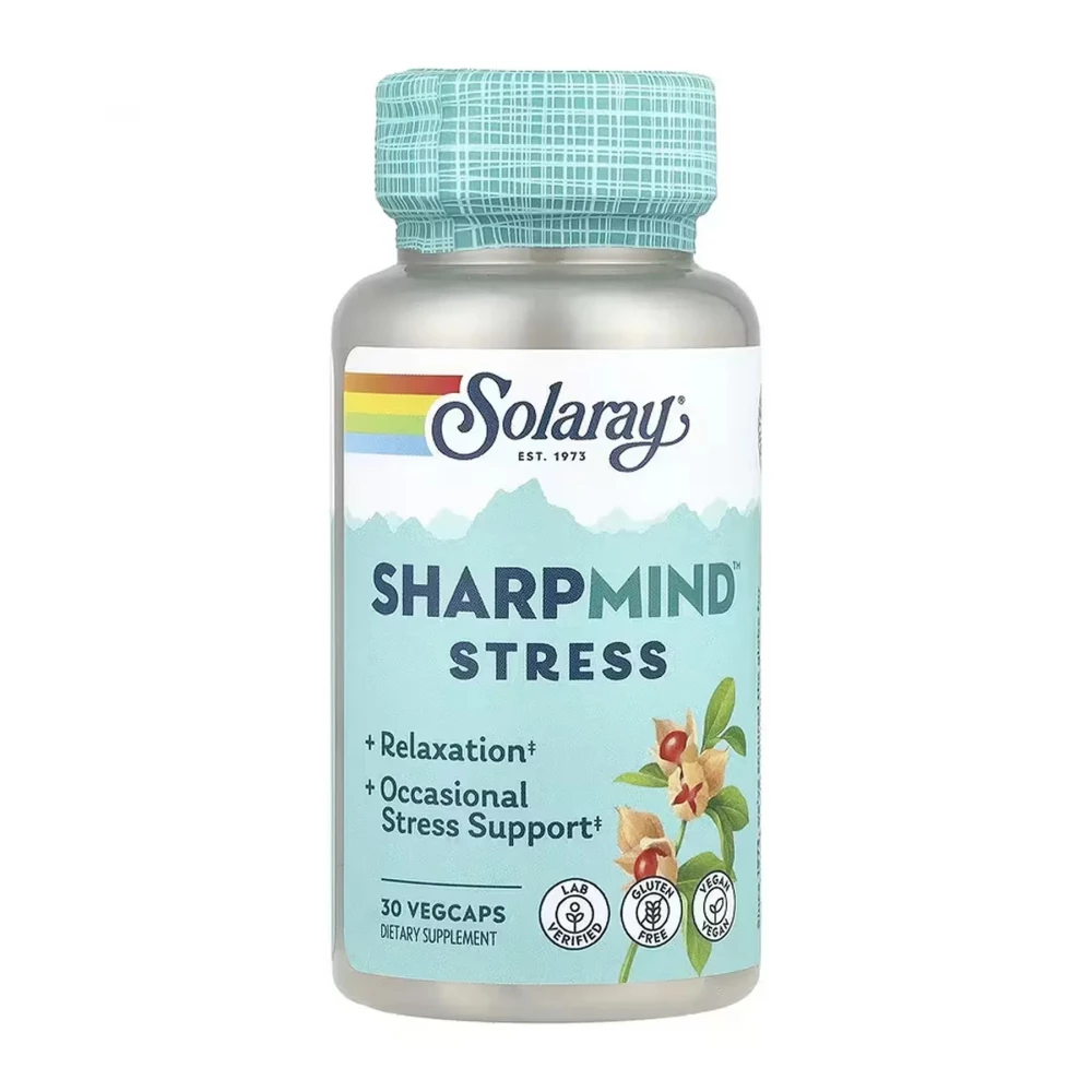 Ноотропний комплекс Solaray SharpMind Nootropics Stress - 30 vcaps