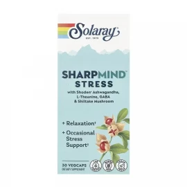 Ноотропний комплекс Solaray SharpMind Nootropics Stress - 30 vcaps