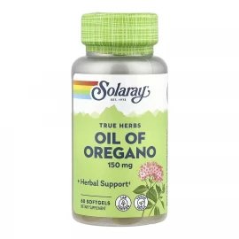 Олія орегано Solaray Oil of Oregano 150 mg - 60 softgels