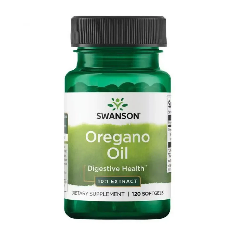 Олія орегано Swanson Oregano Oil 10:1 Extract 150 mg - 120 softgels