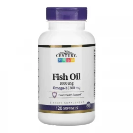 Омега-3 21st Century Fish Oil 1000 mg - 120 softgels