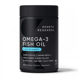 Омега-3 Sport Research Omega-3 Fish Oil Alaska 1250 mg - 180 softgels