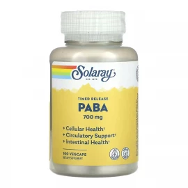 ПАБК Solaray PABA 700 mg - 100 vcaps
