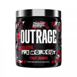 Передтренувальний комплекс Nutrex Outrage High‑Stim Pre‑Workout - 30 servings - 209.64 g