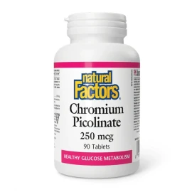 Піколінат хрому Natural Factors Chromium Picolinate 250 mcg - 90 tabs