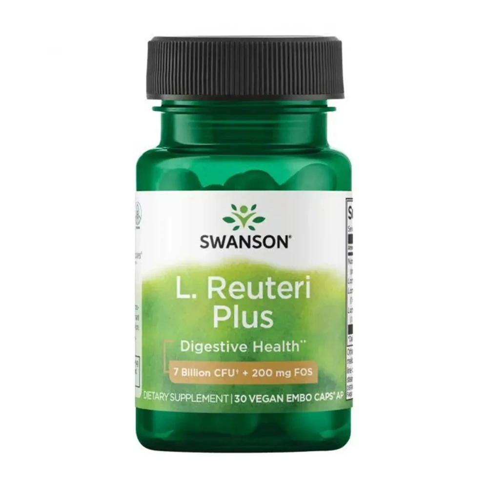 Пробіотик Swanson L. Reuteri Plus 7 billion Cfu - 30 vcaps