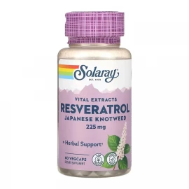 Ресвератрол Solaray Triple Strength Resveratrol 225 mg - 60 vcaps