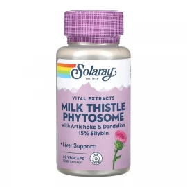 Розторопша Фітосома Solaray Milk Thistle Phytosome 200 mg - 60 vcaps