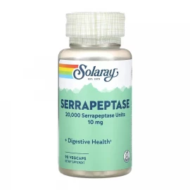 Серрапептаза Solaray Serrapeptase 10 mg - 90 vcaps