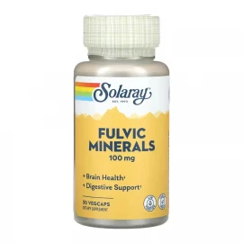 Фульвові мінерали Solaray Fulvic Minerals 100 mg - 30 vcaps