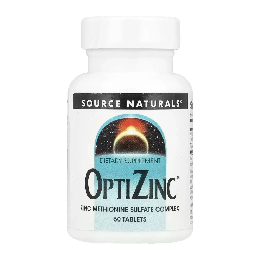 Цинк Source Naturals OptiZinc® - 60 tabs