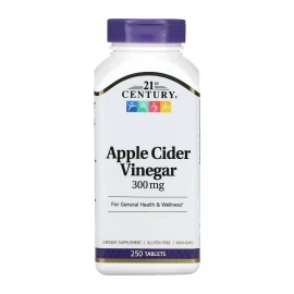 Яблучний оцет 21st Century Apple Cider Vinegar 300 mg - 250 tabs
