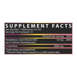 L-Карнитин Nutrex Liquid L-Carnitine 3000 - 465 ml