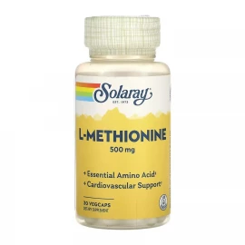L-Метионин Solaray L-Methionine 500 mg - 30 vcaps