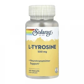 L-Тирозин Solaray L-Tyrosine 500 mg - 100 vcaps