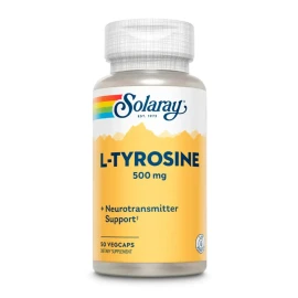 L-Тирозин Solaray L-Tyrosine 500 mg - 50 vcaps
