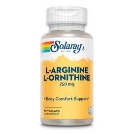 Аминокислотный комплекс Solaray L-Arginine L-Ornithine 750 mg - 50 vcaps