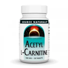 Ацетил L-карнитин Source Naturals Acetyl L-Carnitine 500 mg - 30 tabs