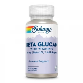 Бета-глюкан з Вітаміном C Solaray Beta Glucan with Vitamin C 10 mg - 60 vcaps