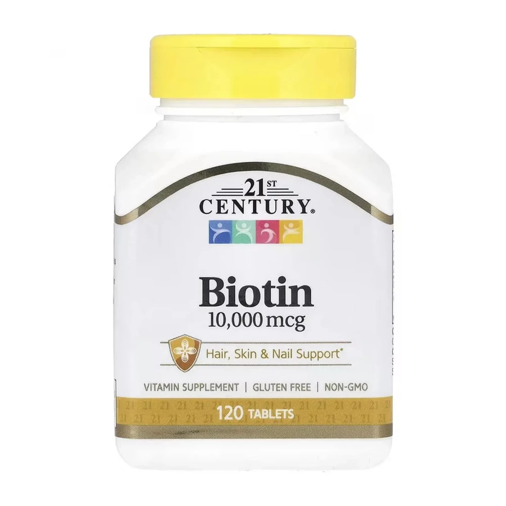 Біотин 21st Century Biotin 10,000 mcg - 120 tabs