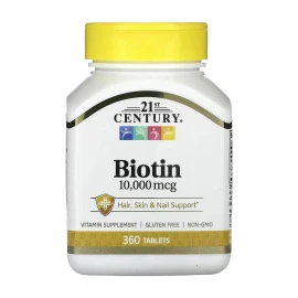 Біотин 21st Century Biotin 10,000 mcg - 360 tabs