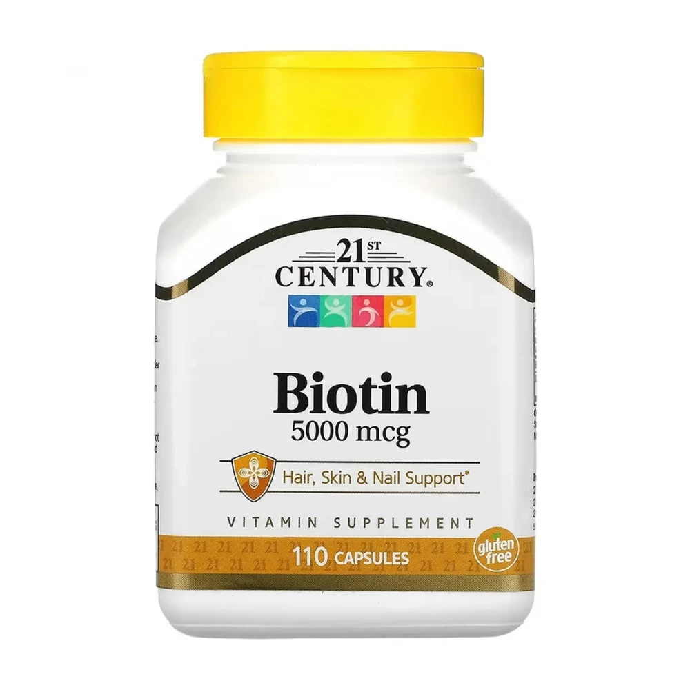 Біотин 21st Century Biotin 5000 mcg - 110 caps