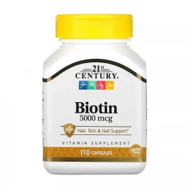 Біотин 21st Century Biotin 5000 mcg - 110 caps