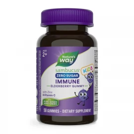 Бузина Nature's Way Sambucus Zero Sugar Kids - 50 gummies