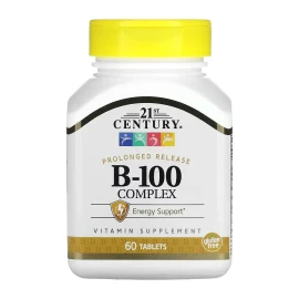 Вітамін B-100 21st Century B-100 Complex - 60 tabs