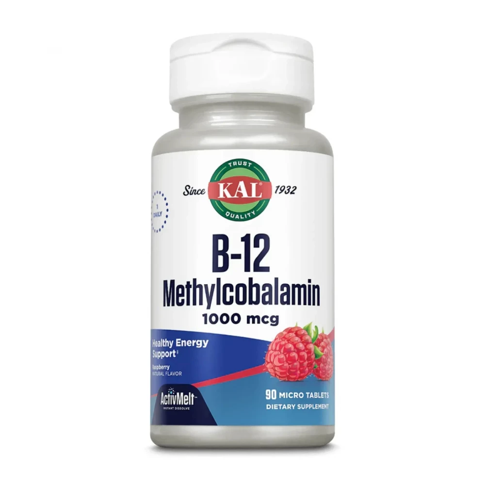 Вітамін B-12 KAL B-12 Methylcobalamin 1000 mcg - 90 tabs