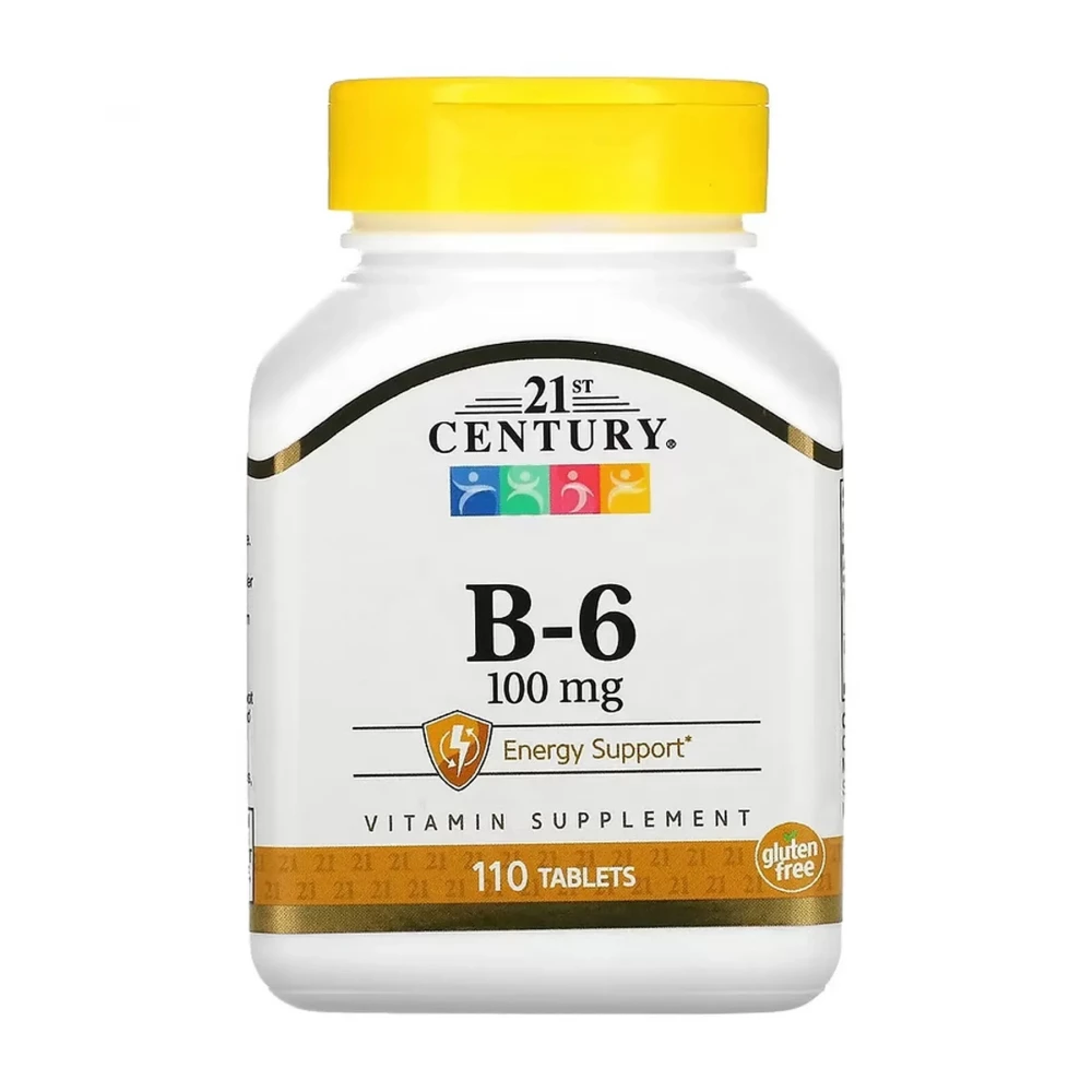 Витамин B6 21st Century B-6 100 mg - 110 tabs