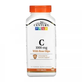 Вітамін C з шипшиною 21st Century C 1000 mg With Rose Hips - 110 tabs
