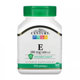Вітамін E 21st Century E 180 mg (400IU) - 110 softgels
