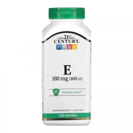 Вітамін E 21st Century E 180 mg (400IU) - 250 softgels