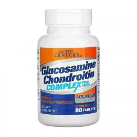 Глюкозамін хондроїтин 21st Century Glucosamine Chondroitin Complex Triple - 80 tabs