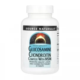 Глюкозамін хондроїтин Source Naturals Glucosamine Chondroitin Complex with MSM - 60 tabs