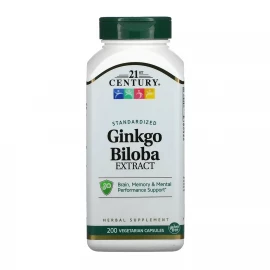 Екстракт Гінкго Білоба 21st Century Ginkgo Biloba Extract - 200 caps