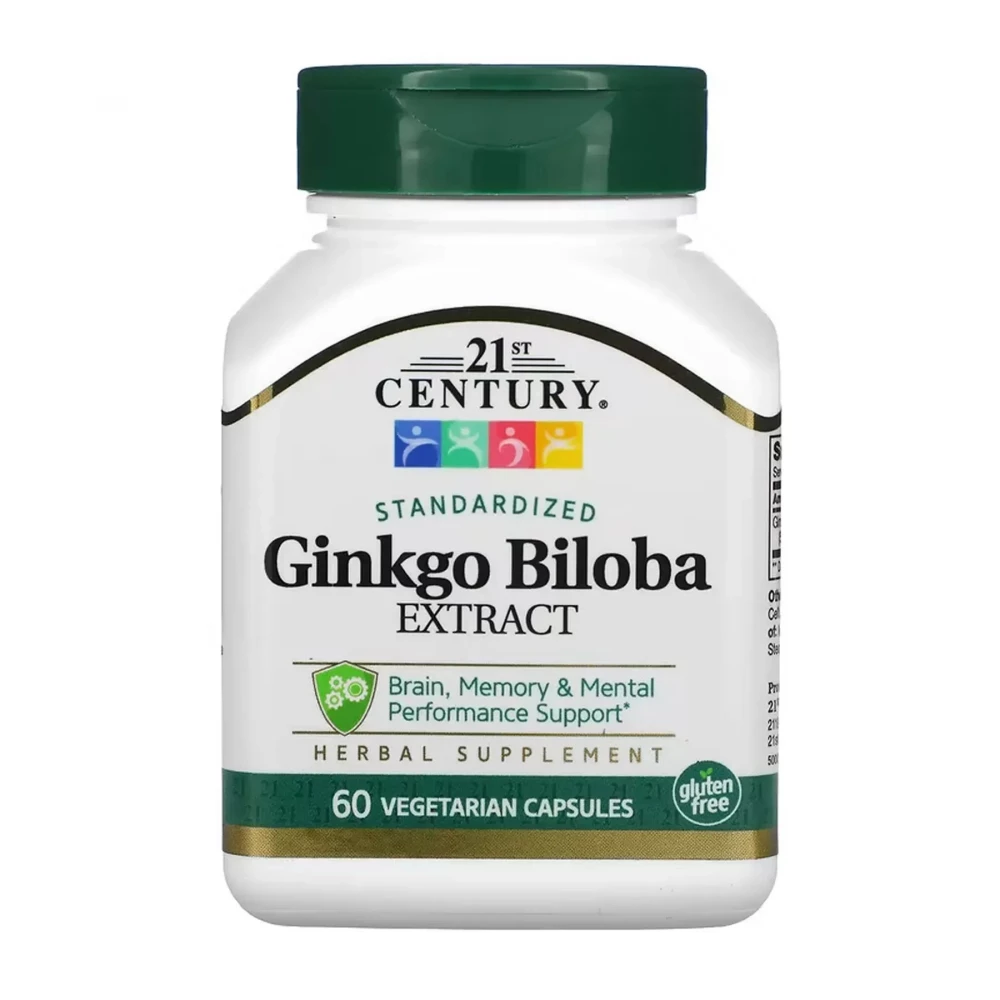Экстракт Гинкго Билоба 21st Century Ginkgo Biloba Extract - 60 vcaps