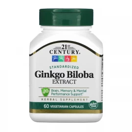 Екстракт Гінкго Білоба 21st Century Ginkgo Biloba Extract - 60 vcaps