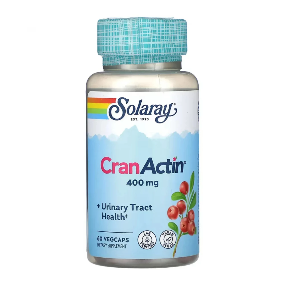 Екстракт журавлини Solaray CranActin Cranberry Extract 400 mg - 60 vcaps