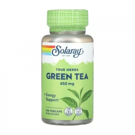 Екстракт зеленого чаю Solaray Green Tea Leaf 450 mg - 100 vcaps