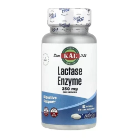 Ензими KAL Lactase Enzyme 250 mg - 60 softgels