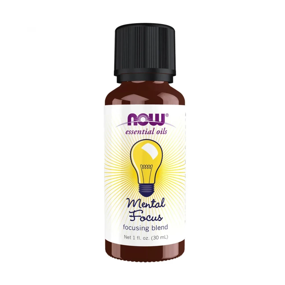 Ефірна олія Now Foods Mental Focus Oil Blend - 30 ml