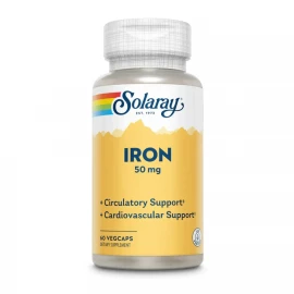 Залізо Solaray Iron 50 mg - 60 vcaps