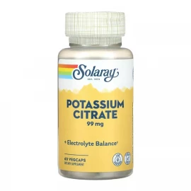 Калій Solaray Potassium 99 mg - 60 vcaps