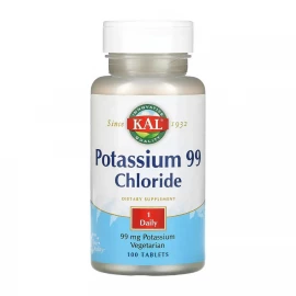Калий хлорид KAL Potassium 99 Chloride - 100 tabs