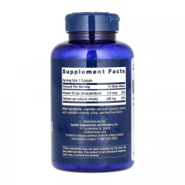 Кальцій цитрат Life Extension Calcium Citrate with Vitamin D - 200 caps