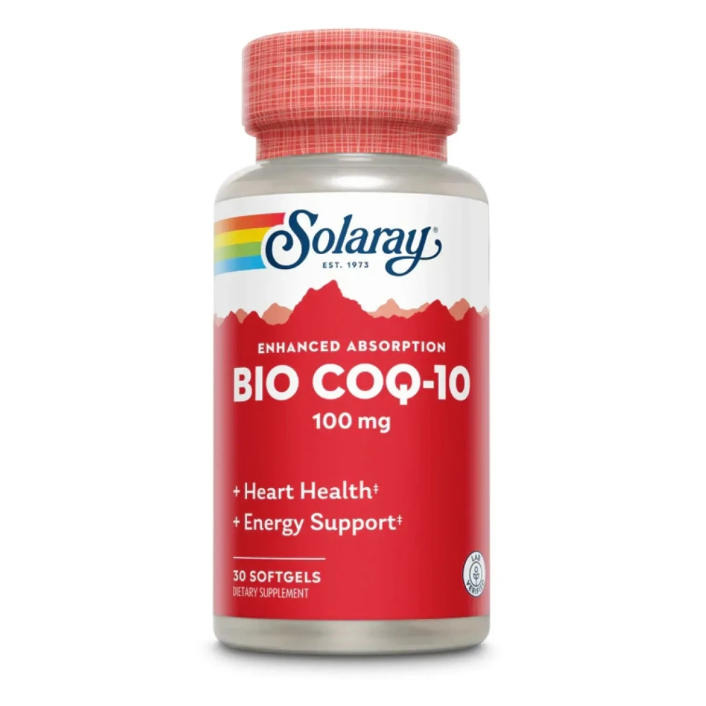 Коензим Q10 Solaray Bio CoQ10 100 mg - 30 softgels