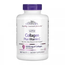 Колаген 21st Century Super Collagen + C - 180 tabs